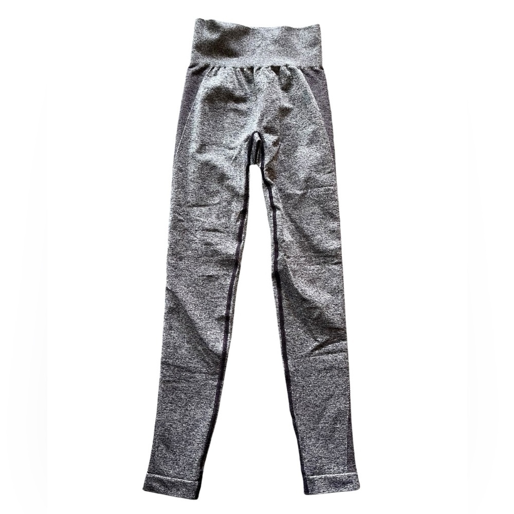 Gymshark Womens Flex High‎ Rise Seamless Leggings Purple Marl XS GLLG4248